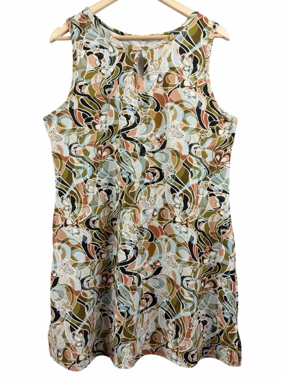 Nuu-Muu Classic Keyhole Ruu-Muu Back Pocket Sports Dress Size XL